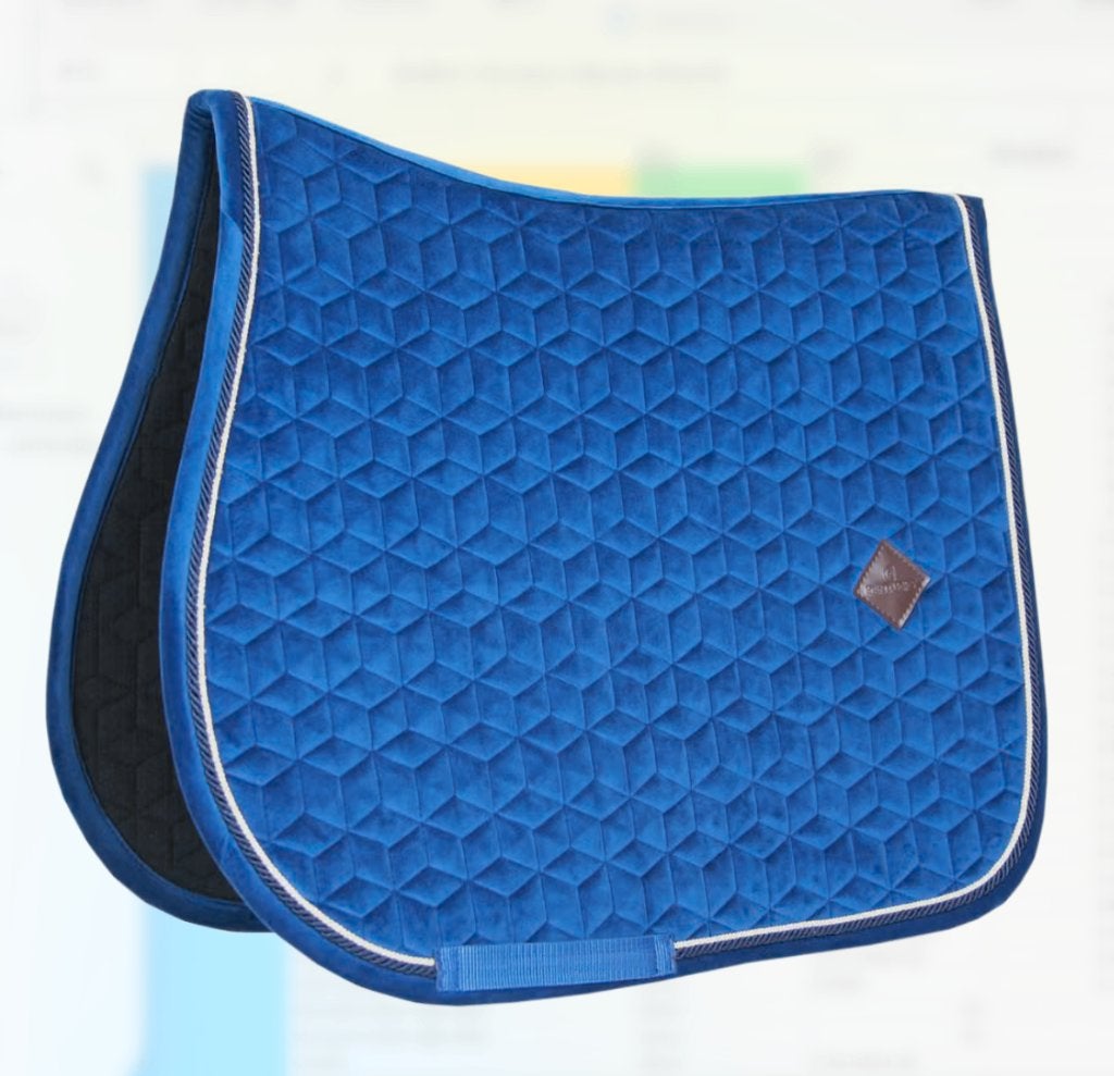 Dekje Kentucky Basic Velvet navy full VZH, Full (L), Nieuw, Ophalen of Verzenden, Kentucky