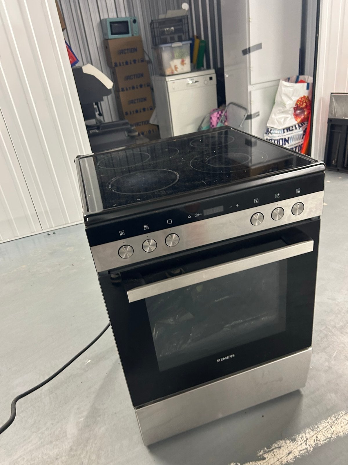Siemens Vrijstaand Keramisch Fornuis met Oven, Witgoed en Apparatuur, Fornuizen, Ophalen, Gebruikt, 60 cm of meer, Keramisch