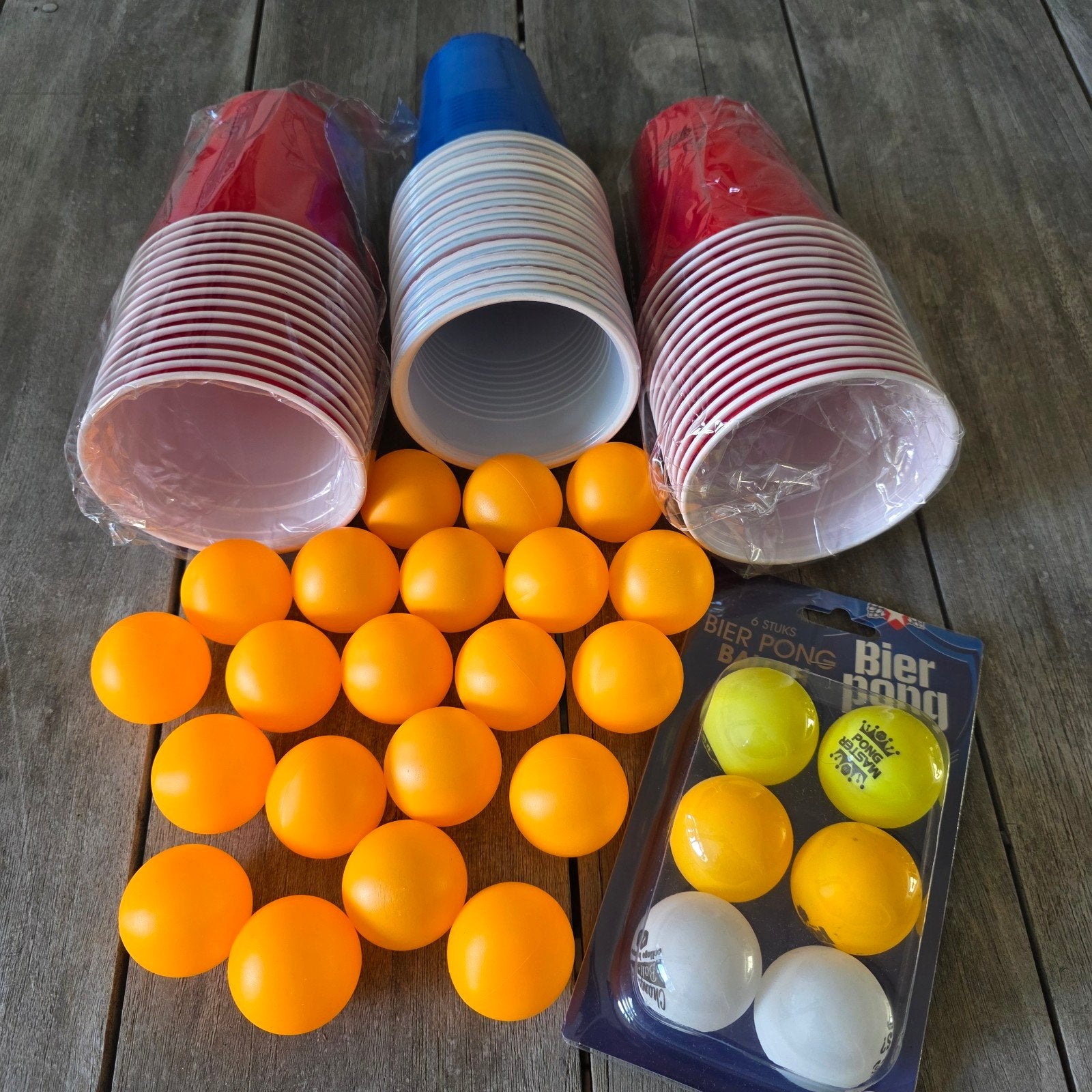 bierpong set bier pong, Hobby en Vrije tijd, Gezelschapsspellen | Bordspellen, Ophalen of Verzenden, Nieuw