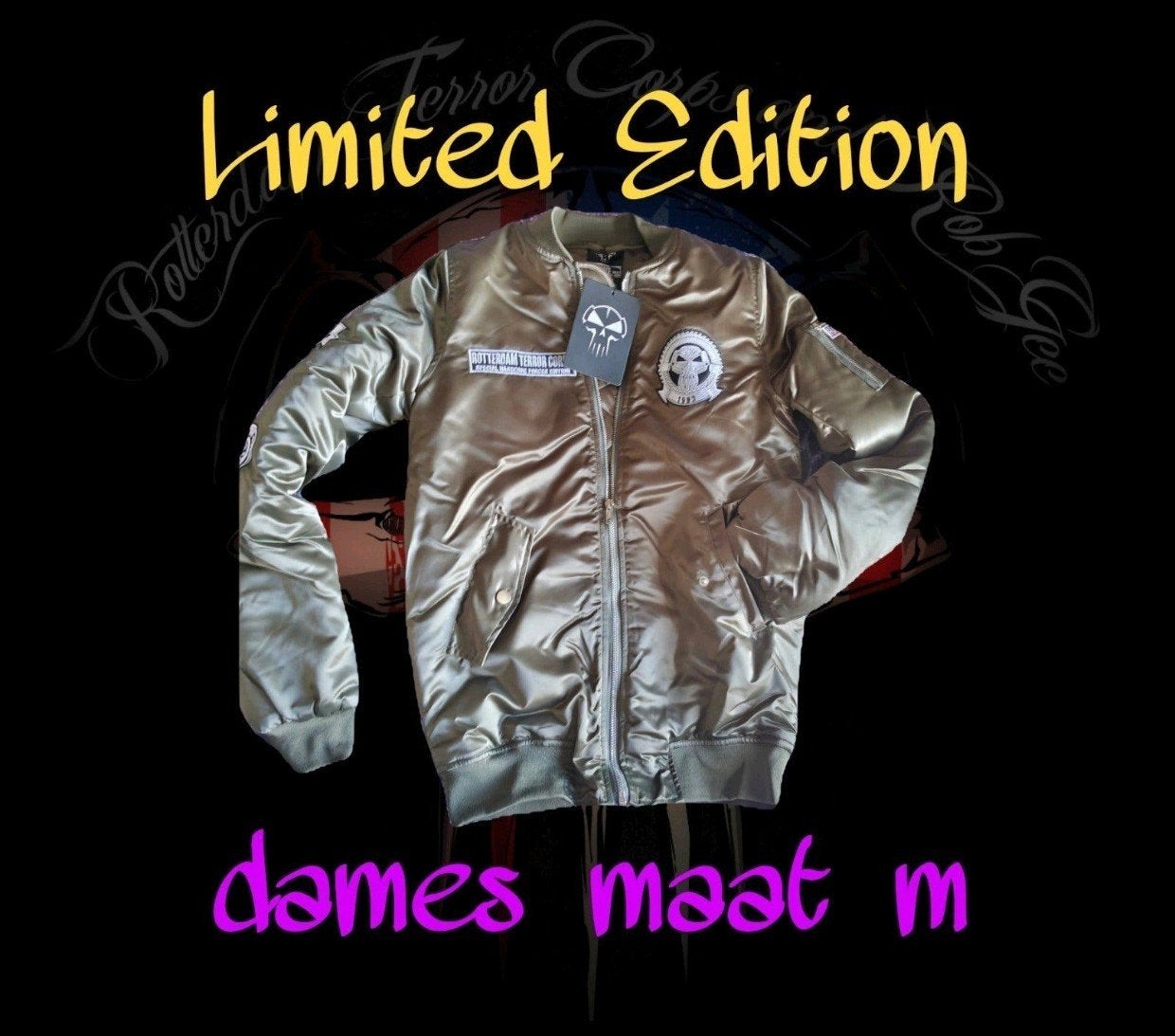 !! Nieuw !! Rotterdam Terror Corps bomberjack, Maat 38/40 (M), Nieuw, Ophalen of Verzenden, Rotterdam Terror Corps