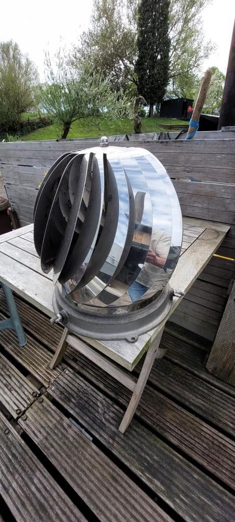RVS Windgedreven Afzuigkap / Ventilator voor dak of boot, Ophalen of Verzenden, Gebruikt, Ventilator en Afzuiger