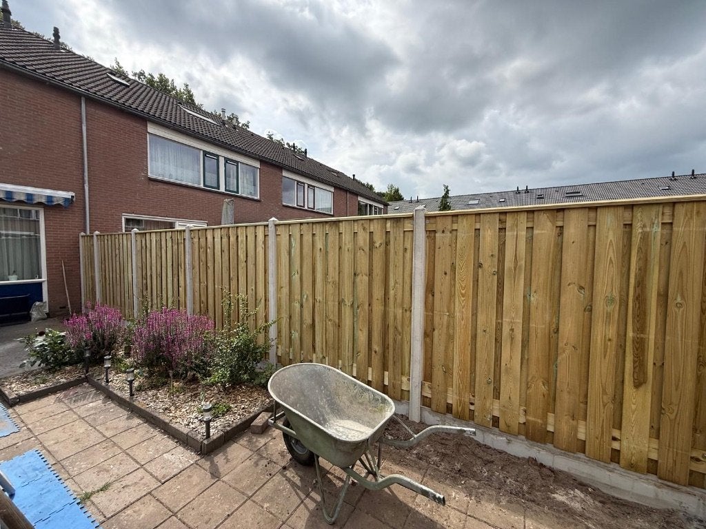 Hout en beton schuttingen, gratis offerte!, Ophalen, 1 tot 2 meter, Minder dan 3 meter, Nieuw