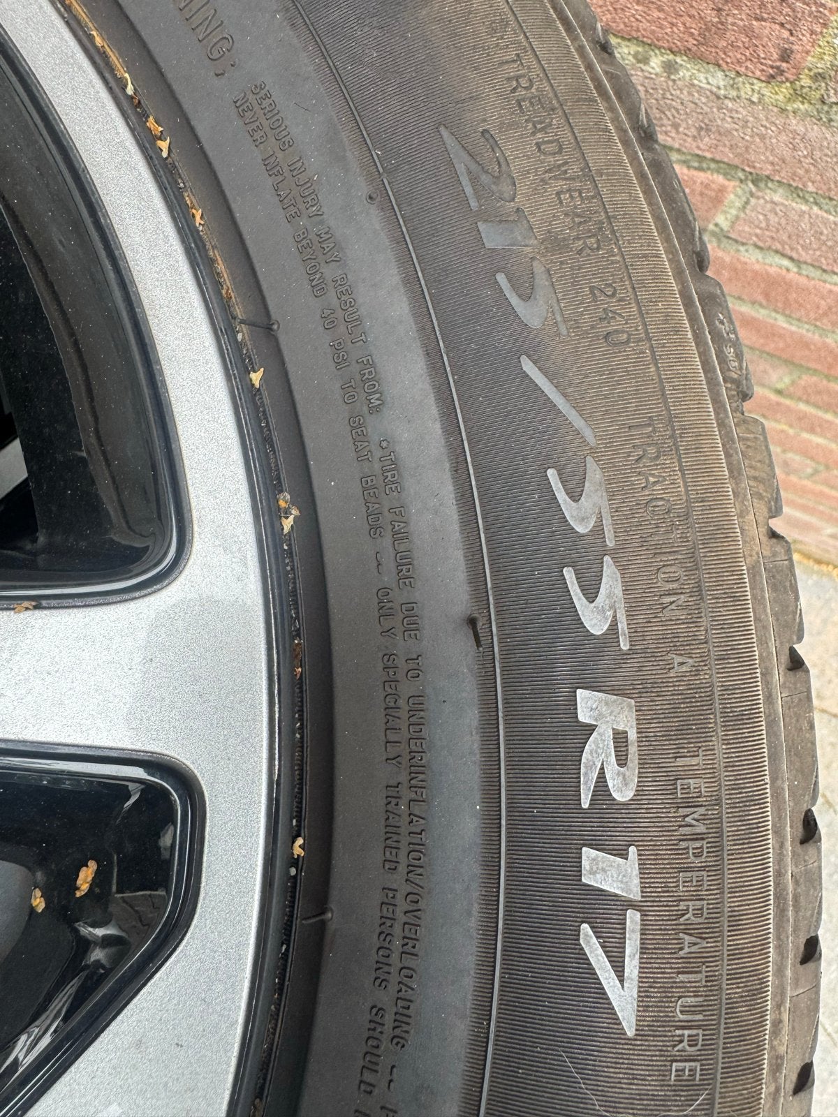 Michelin Primacy 3 215/55R17 banden en velgen, Banden en Velgen, 17 inch, Ophalen of Verzenden, Personenwagen