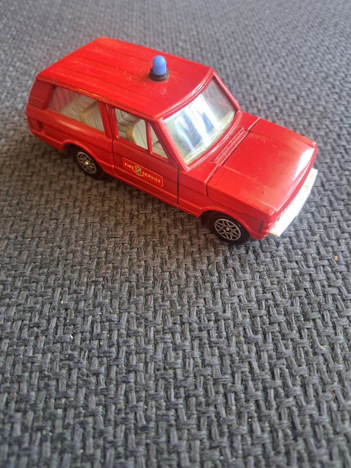 Dinky toys england model range rover "fire service", Gebruikt, Auto, England, Dinky toys england