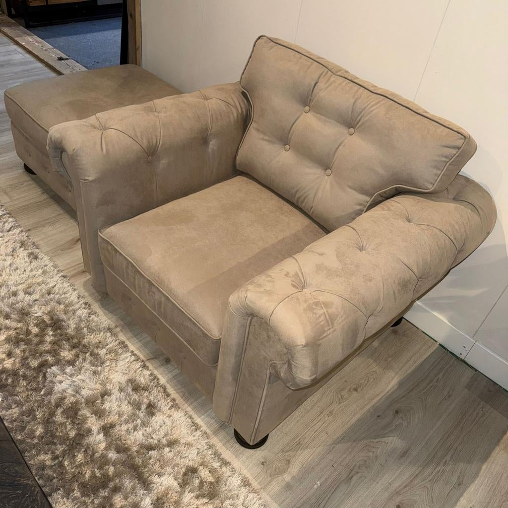 UrbanSofa sale San Remo fauteuil, Ophalen, 75 tot 100 cm, Stof