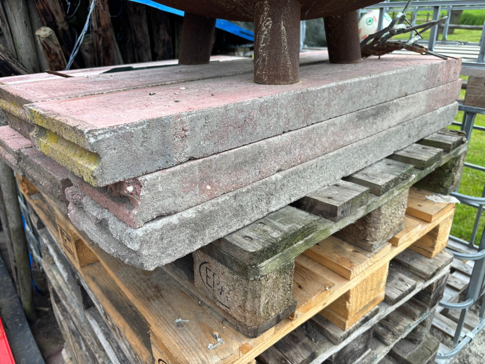 10 opsluitbanden trottoirbanden 6 x 20 x 100cm, Ophalen of Verzenden, Zo goed als nieuw