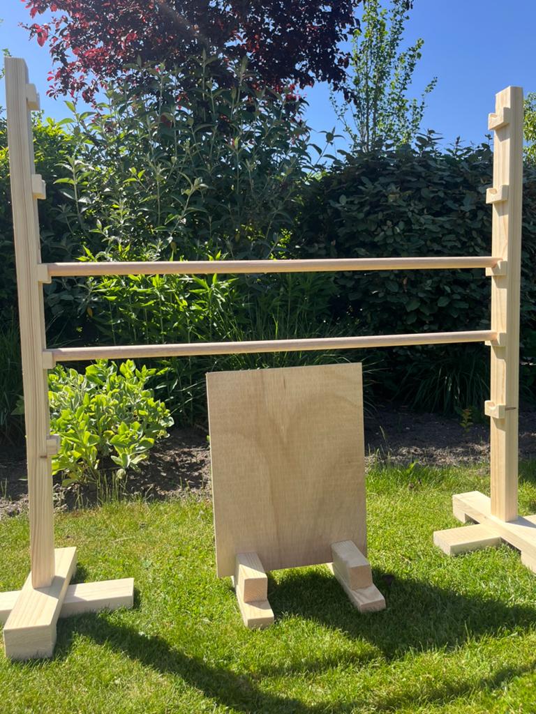 Hobbyhorse hindernis met 2 balken en 1 onderbord, Verzamelen, Ophalen of Verzenden, Nieuw