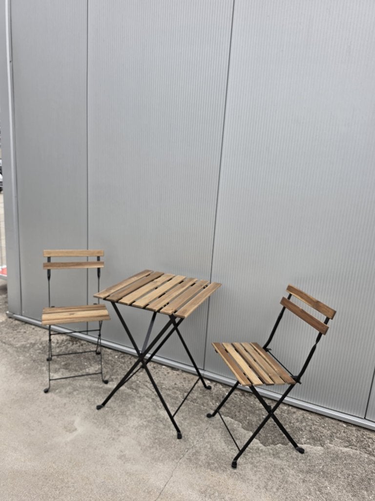 Bistroset Balkon Tuinset - 2 Stoelen + 1 Tafel - Nieuw, Tuin en Terras, 2 zitplaatsen, Info@ydemanne.nl, Bijzettafel, Nieuw