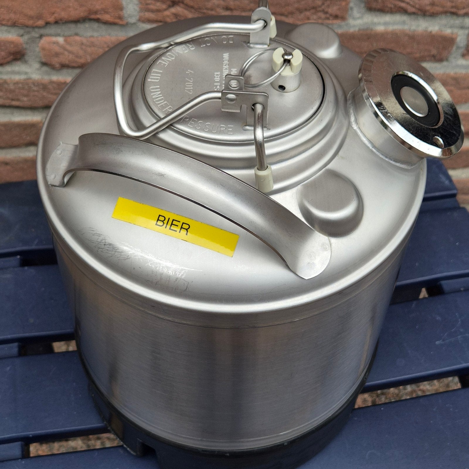 Bierkeg-fust 9 liter, Ophalen of Verzenden, Zo goed als nieuw