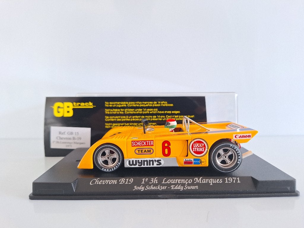 Fly GB15 Chevron B-19 #17 Laurenco Marques Jody Scheckter, Overige merken, Racebaan, Fly, Nieuw