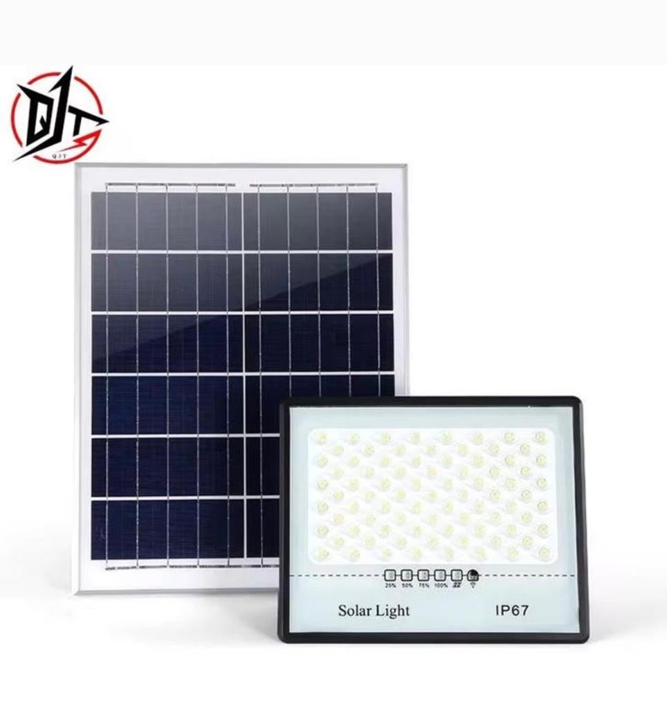 100W LED Lamp met Zonnepaneel - Compleet & Nieuw, Ophalen of Verzenden, Nieuw