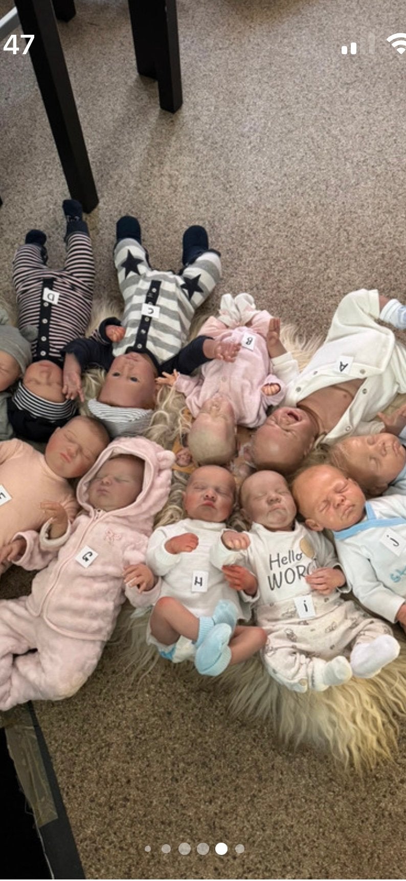 Reborn baby’s, Ophalen of Verzenden, Zo goed als nieuw, Babypop, Levensecht of Reborn