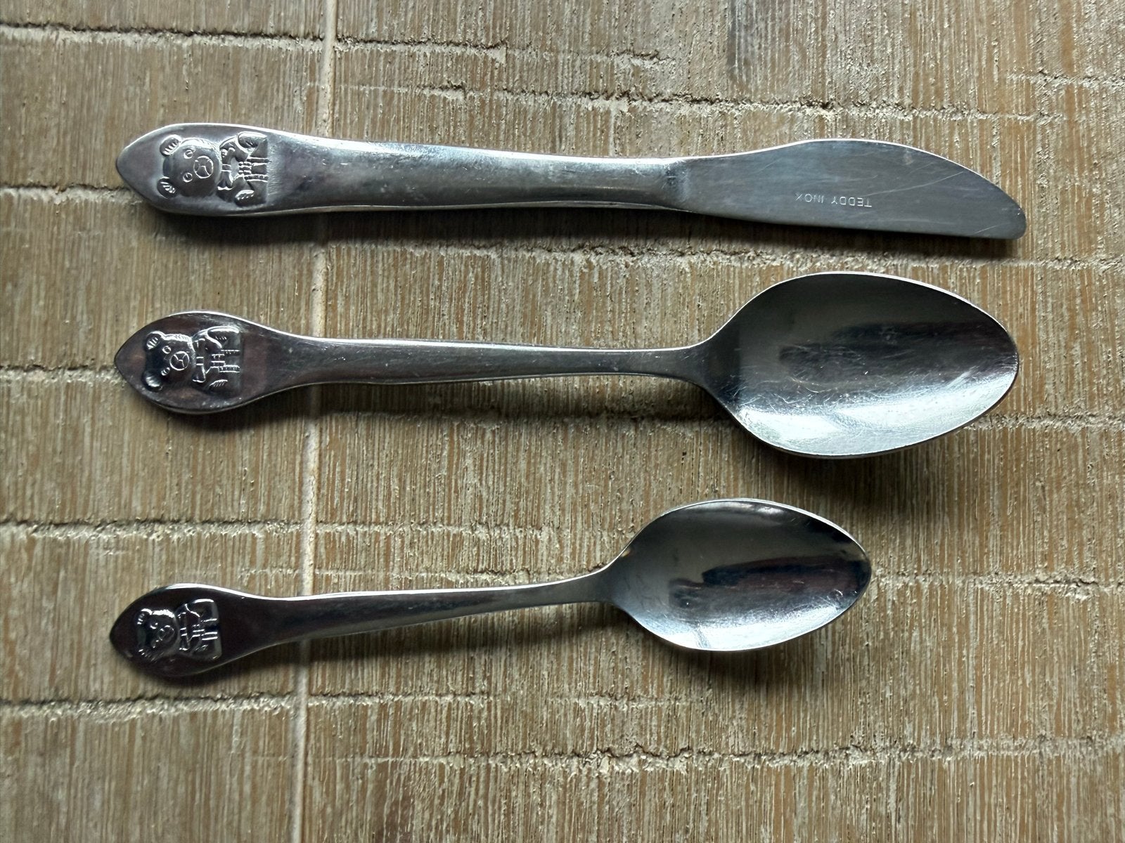 Teddy Inox kinderbestek set - gebruikt, Ophalen of Verzenden