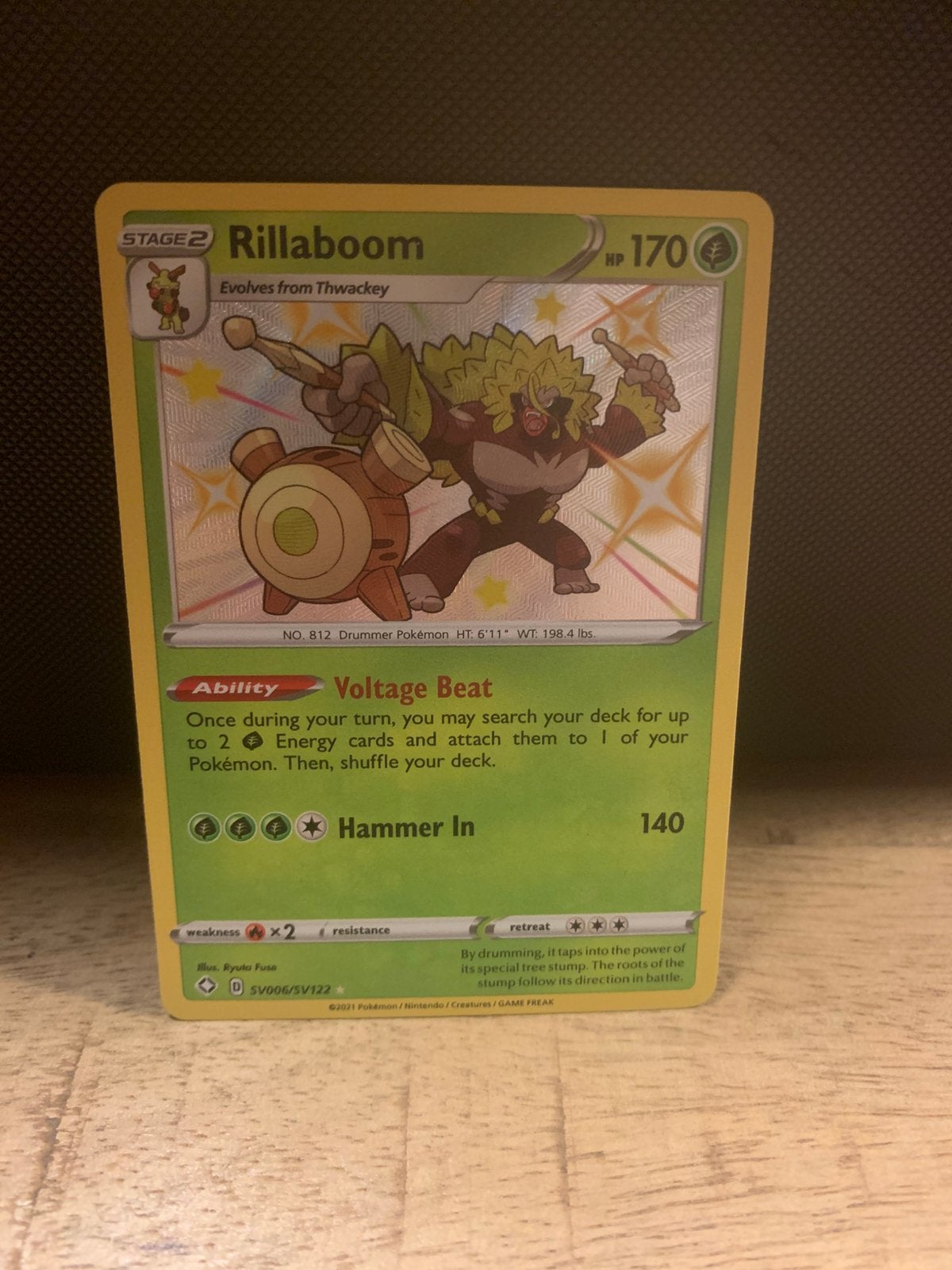 Rillaboom shiny, Ophalen of Verzenden, Zo goed als nieuw