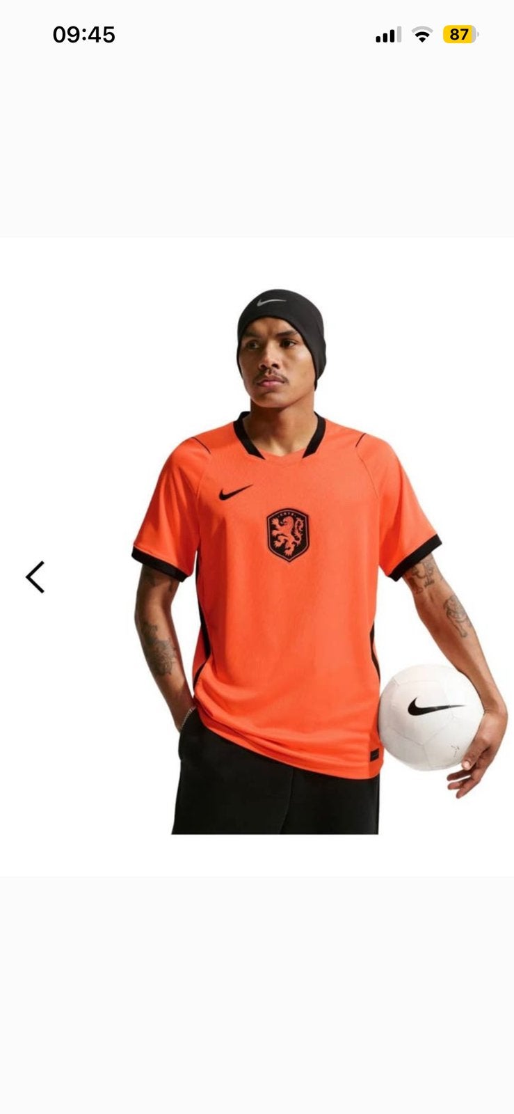 KNVB store voucher t.w.v. €110 (Nederlands Elftal Shirt), Eén persoon, Kortingsbon