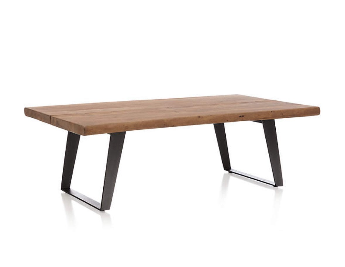 Acacia houd tafel, Ophalen, Gebruikt, 100 tot 150 cm, 50 tot 100 cm