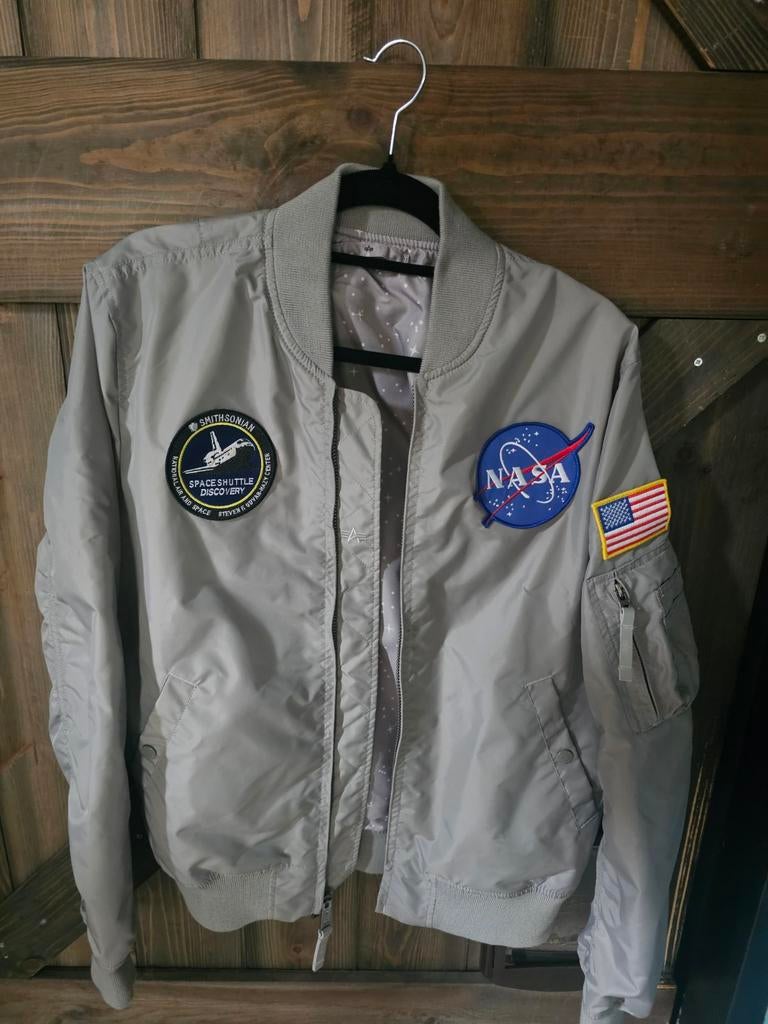Alpha Industries NASA bomberjack - reversible - maat M, Ophalen of Verzenden, Zo goed als nieuw