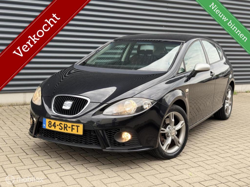 Seat Leon 2.0 TFSI FR 200 PK / New APK / 3e eigenaar, Auto's, Voorwielaandrijving, Gebruikt, Leon, Zwart
