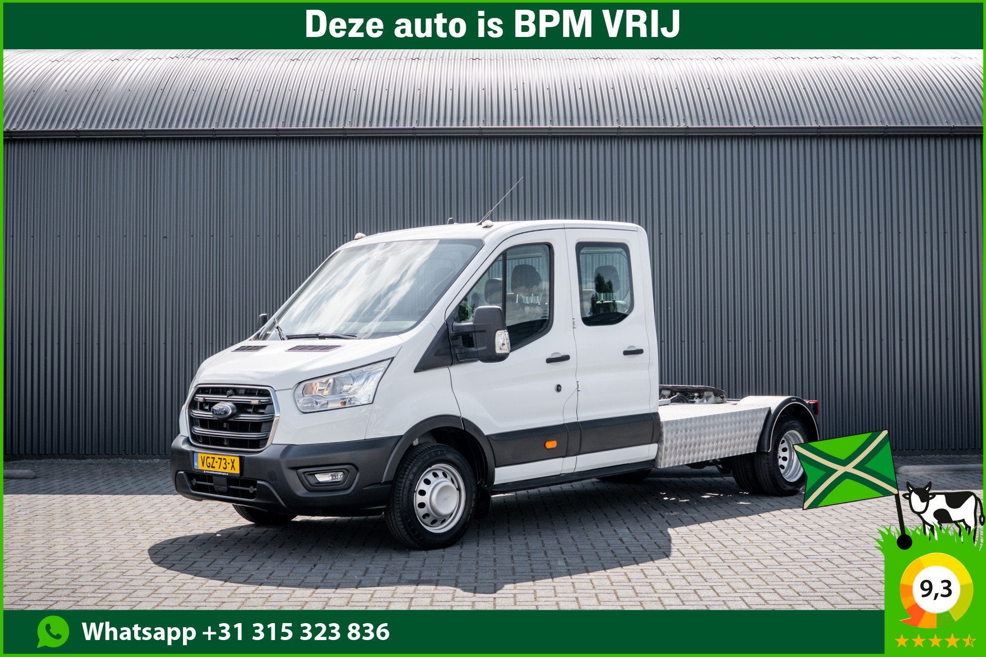 Ford Transit 2.0 EcoBlue BE-Trekker | N1 | 6-Zits | 170 PK |, 13 km/l, Wit, Bedrijf, Ford