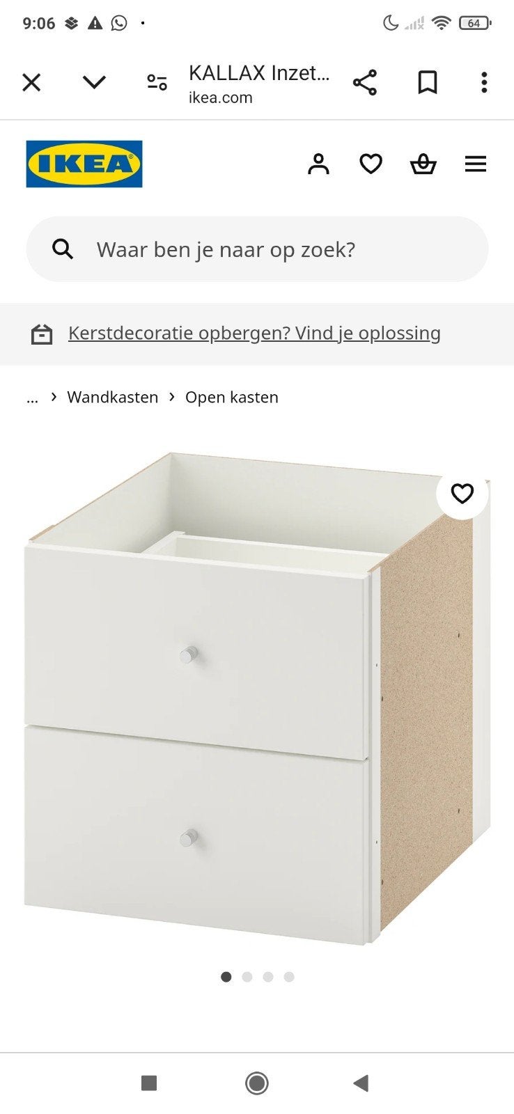 lades/ deurtjes voor ikea kallax / expedit, Ophalen of Verzenden