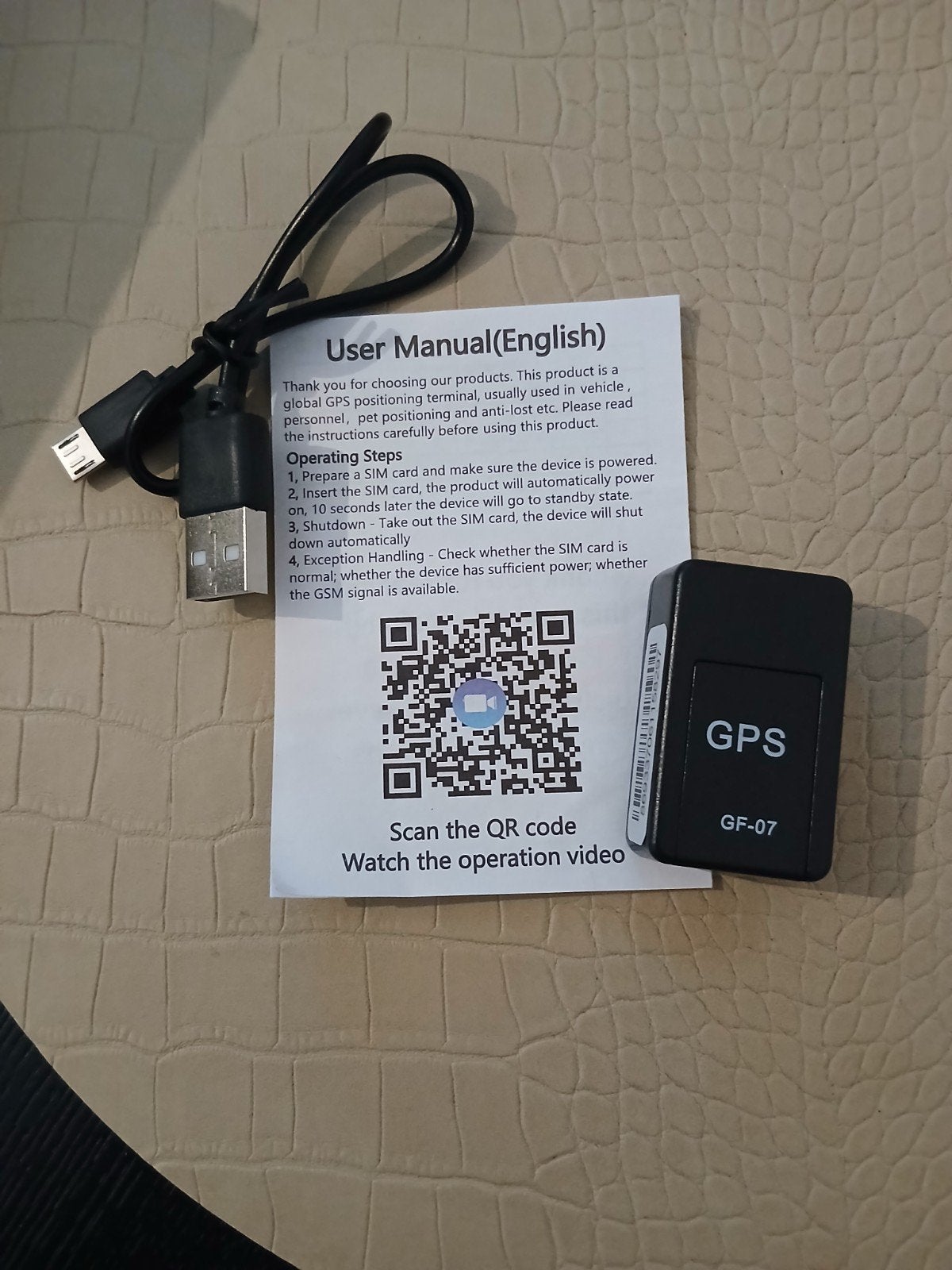 Mini GPS Tracker GF-07 - Voertuig, Persoon, Huisdier, Auto diversen, Auto-accessoires, Ophalen of Verzenden, Nieuw