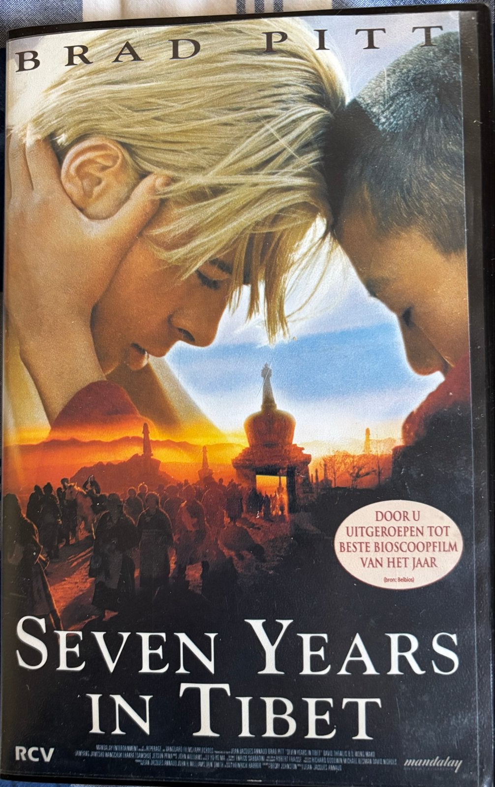 Seven Years in Tibet VHS - Brad Pitt, Nederlands ondertiteld, Engels, Verzenden, Zo goed als nieuw