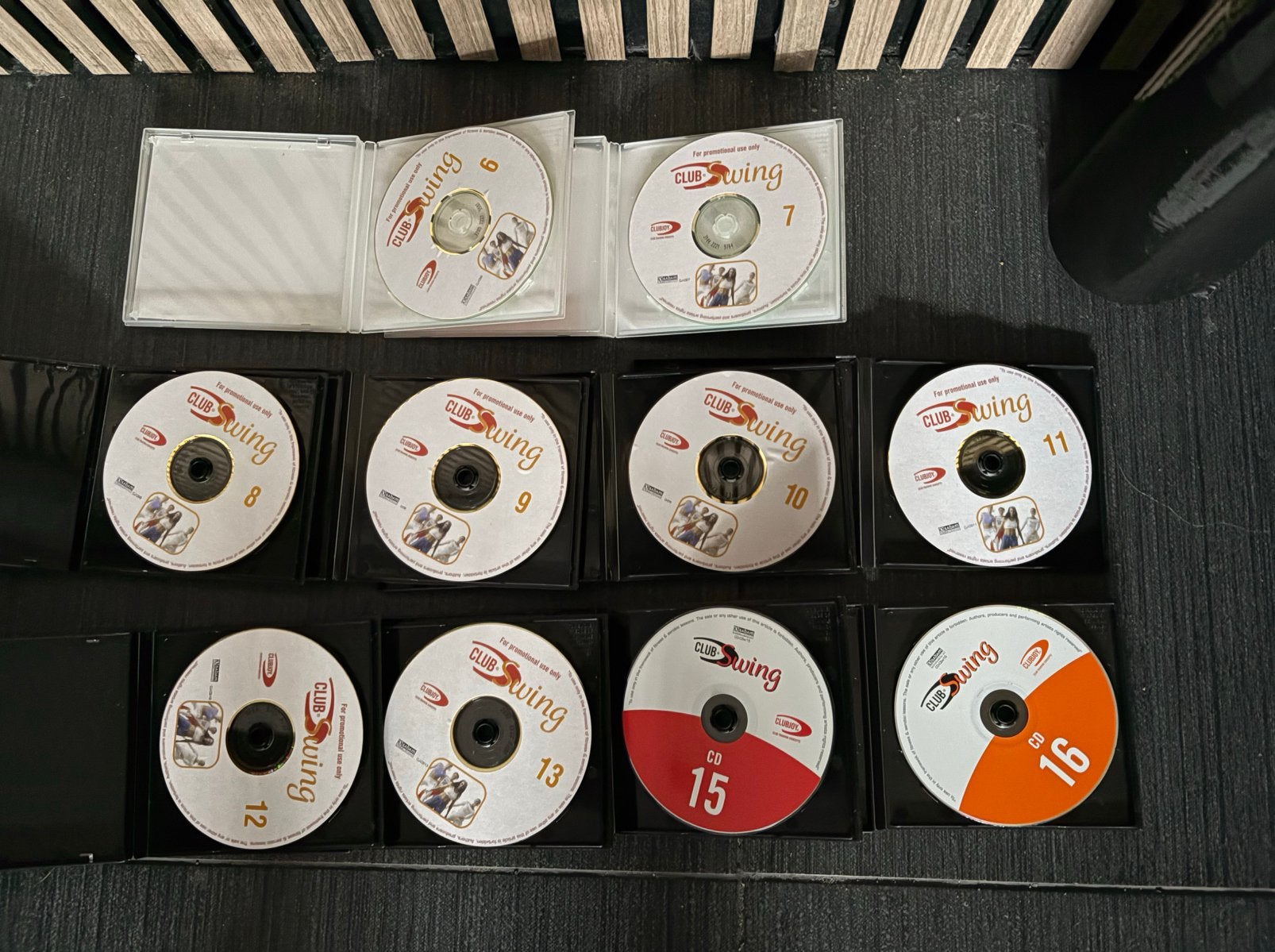 Club joy swing muziek cd 6-16 10 stuks, Cd's en Dvd's, Ophalen of Verzenden, Zo goed als nieuw