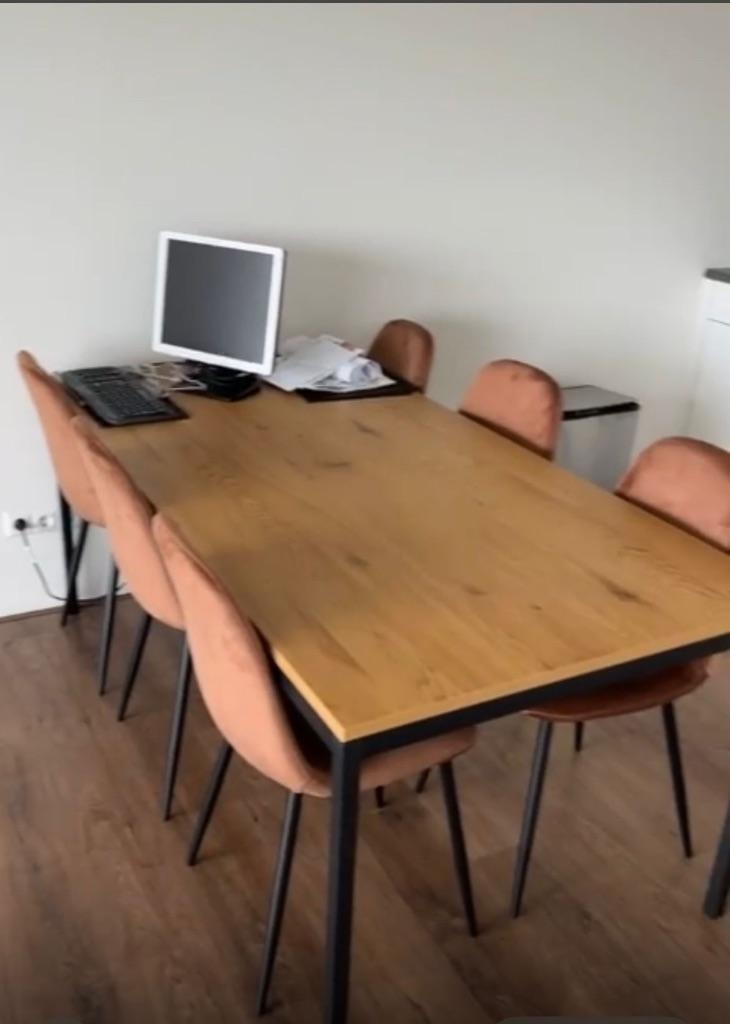 Zo goed als nieuwe eettafel (6 personen), Huis en Inrichting, Tafels | Eettafels, Ophalen, 50 tot 100 cm, Zo goed als nieuw, Vijf personen of meer