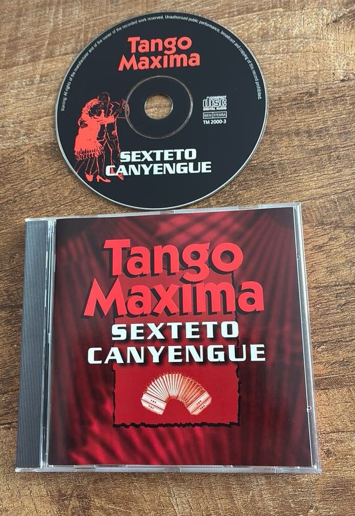 Tango Maxima - Sexteto Canyengue CD, Overige genres, Ophalen of Verzenden, Zo goed als nieuw, Inclusief doosje