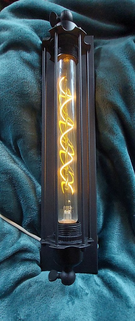 Industriële lamp, Zo goed als nieuw, Glas, Industrieel, E27 (groot)