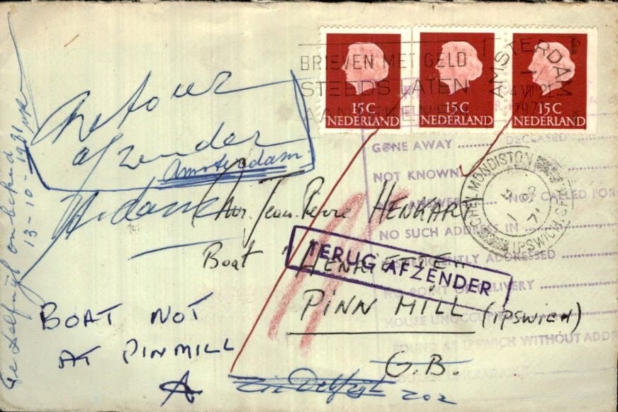 Zwerfenveloppe - Terug Afzender - Engeland - 1971, Ophalen of Verzenden, Envelop