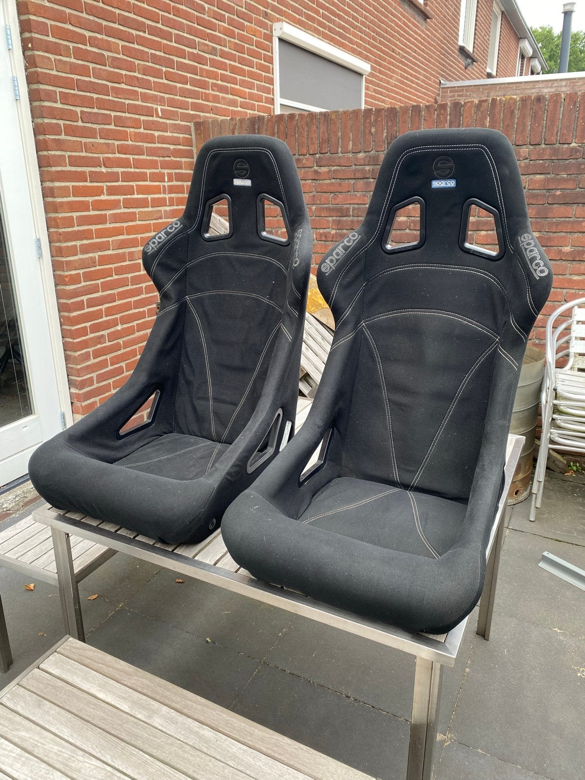 Sparco Sprint V Kuipstoelen (2 stuks), Ophalen, Gebruikt