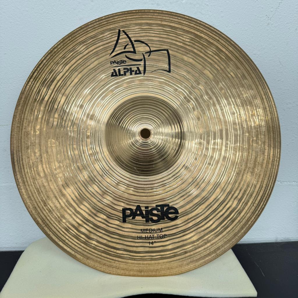 Paiste Alpha 14” hihat Swismade, Ophalen of Verzenden, Zo goed als nieuw, Drums of Percussie