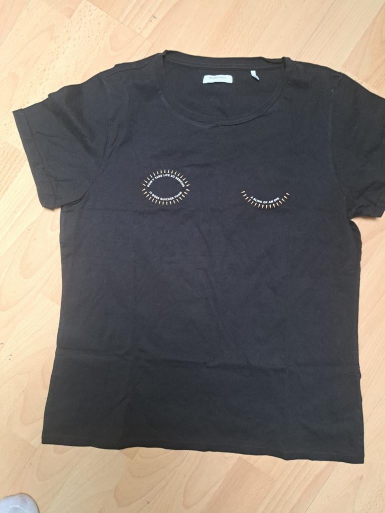 Mooi zwart T-shirt met korte mouwen - True Spirit, Zwart, Maat 46/48 (XL) of groter, Ophalen of Verzenden, True Spirit