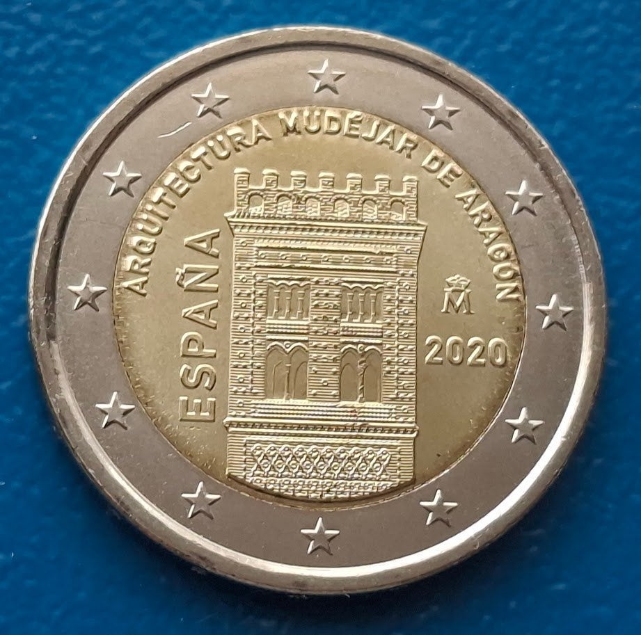 Spanje 2 Euro "Aragon" - 2020, Verzenden, Spanje, 2 euro