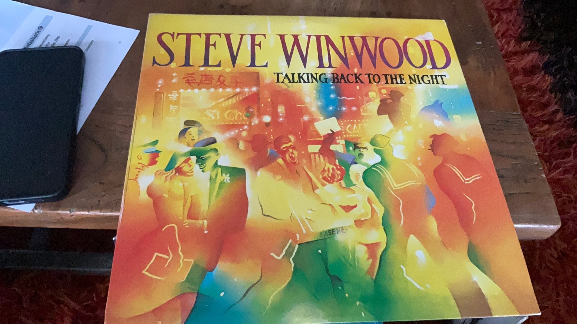 Steve Winwood. Talking back to the night, Ophalen of Verzenden, Zo goed als nieuw, Overige formaten, Poprock