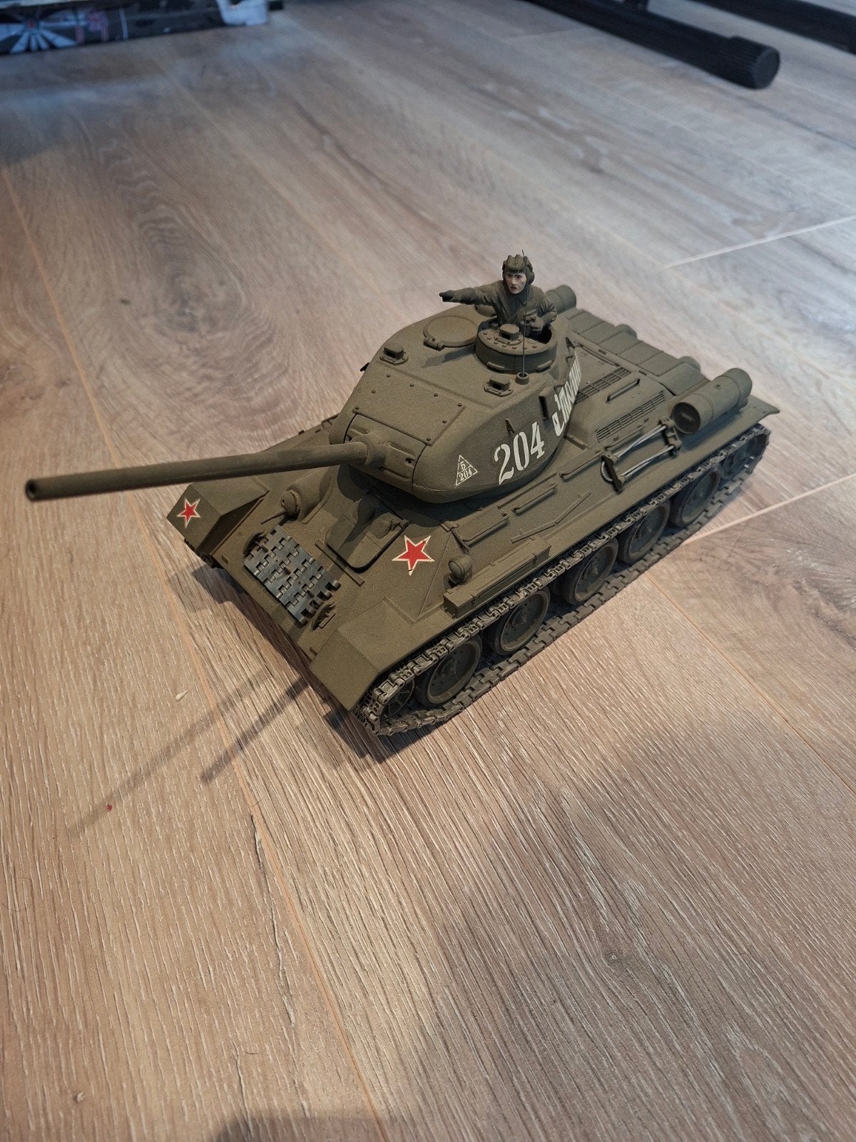 Tamiya RC Tank Model met Elektromotor - Decoratief Item, Ophalen of Verzenden, 1:32 tot 1:50, Tank, Overige merken