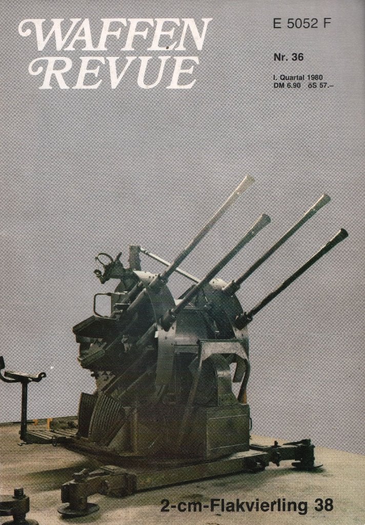Waffen Revue nr 36 2 cm Flakvierling 38, Ophalen of Verzenden, Voor 1940, Zo goed als nieuw, Landmacht