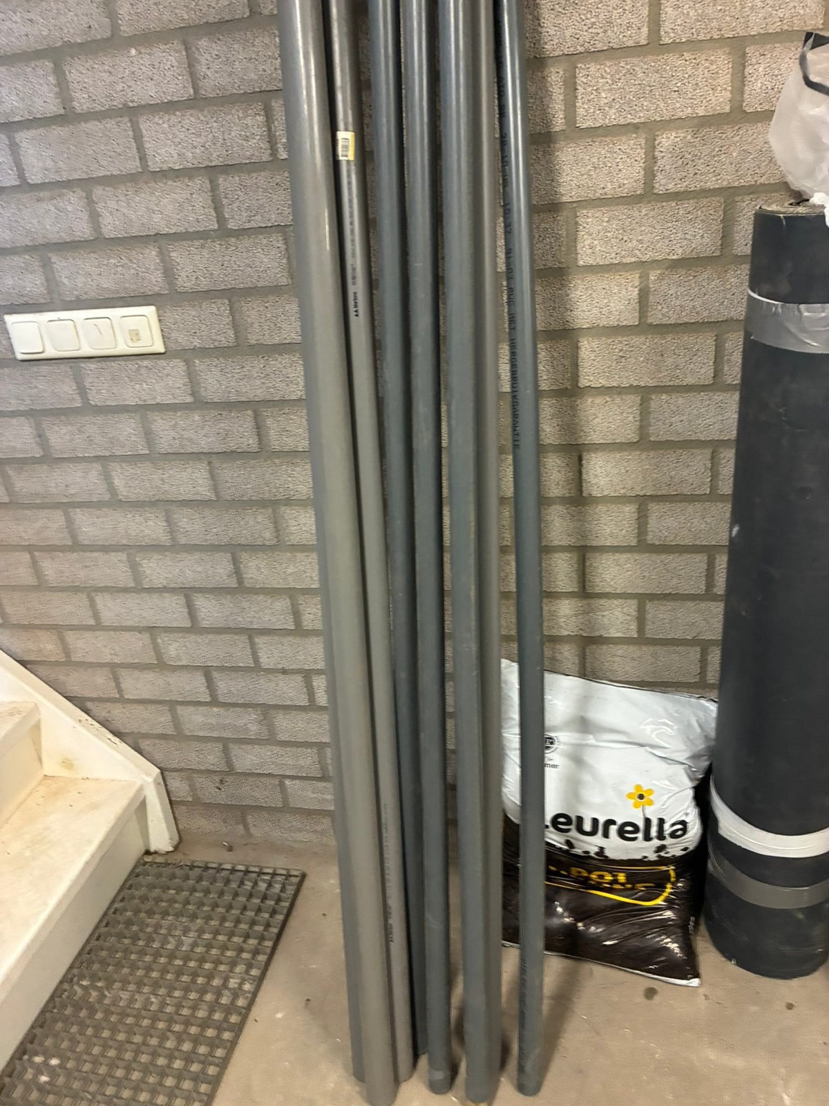 Te koop pvc buizen 40 en 50 mm, Doe-het-zelf en Verbouw, Buizen en Afvoer, Ophalen, Pvc, Overige typen, 4 tot 6 meter