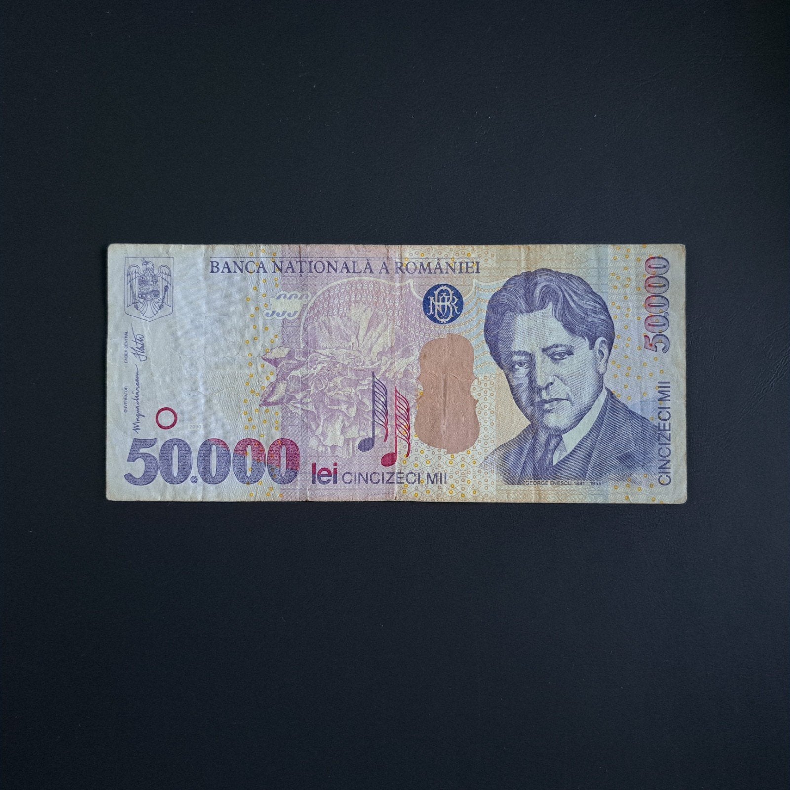 50000 lei Roemenië #013, Ophalen of Verzenden, Overige landen, Los biljet
