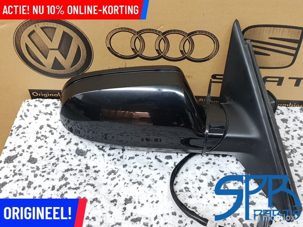 A4 B8 8K RECHTS ELEKTRISCH INKLAPBAAR Buitenspiegel SPIEGEL, Auto-onderdelen, Audi, Gebruikt