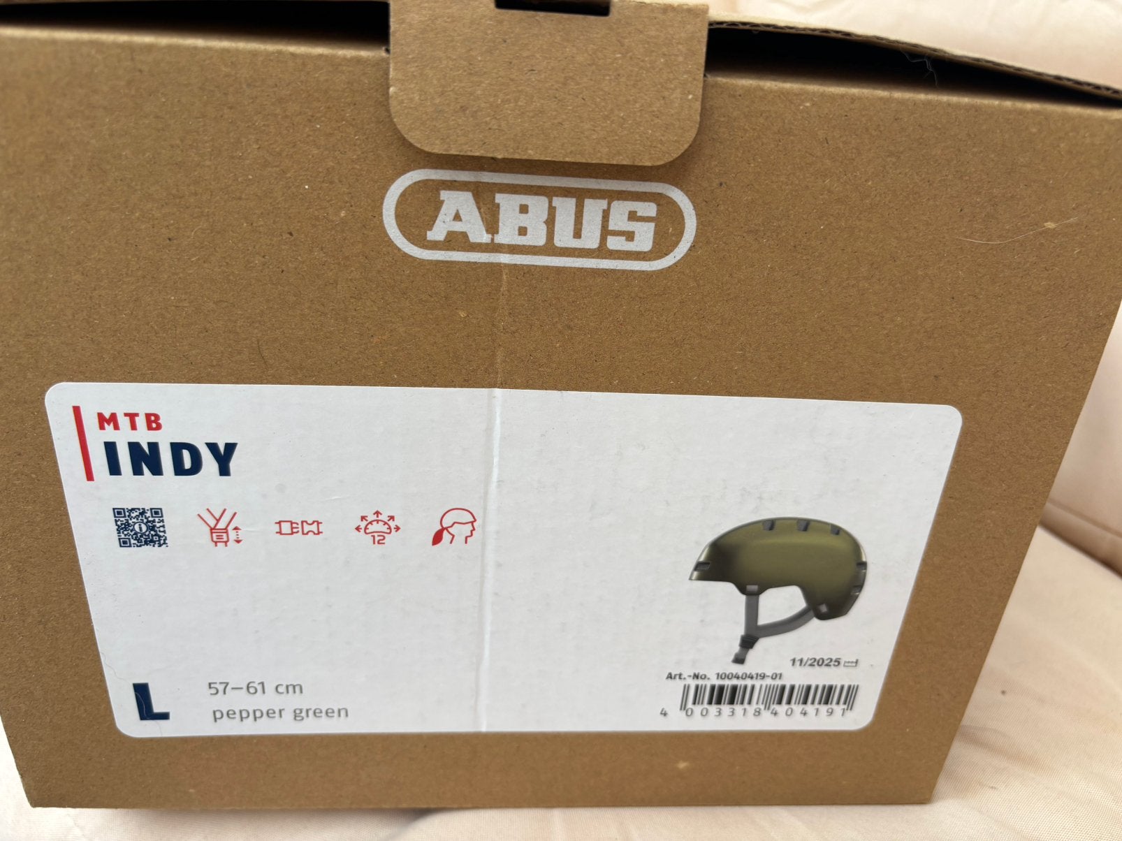 Abus fietshelm nieuw!, Ophalen, Nieuw, Heer of Dame