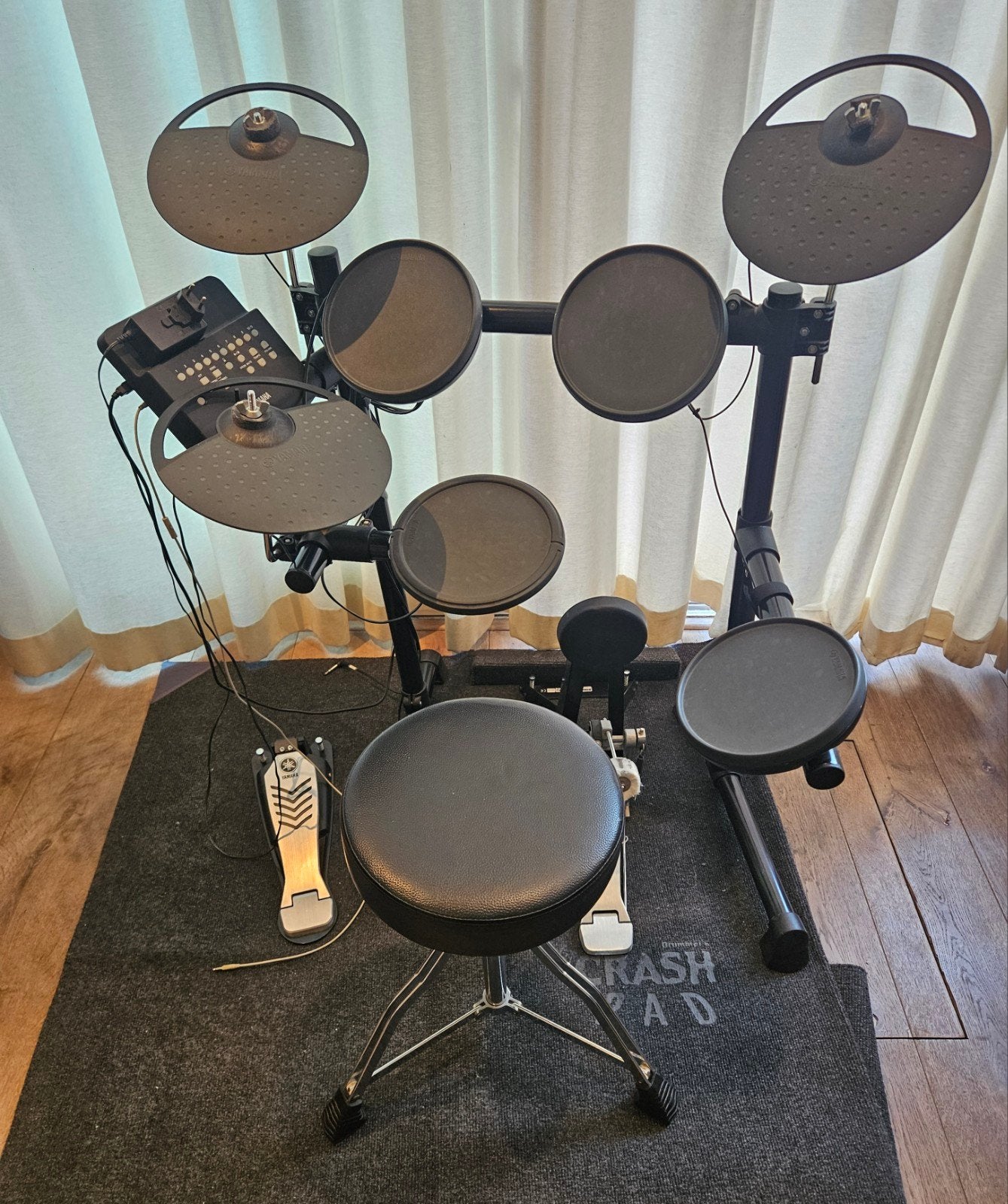 Complete Yamaha DTX452K Elektronisch Drumstel (incl. Pearl m, Ophalen, Gebruikt, Yamaha, Elektronisch