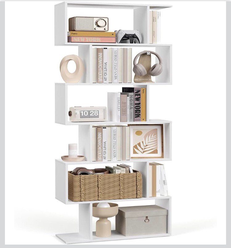Boekenkast VASAGLE 24 x 70 x 192, Ophalen, 50 tot 100 cm, Zo goed als nieuw, 150 tot 200 cm