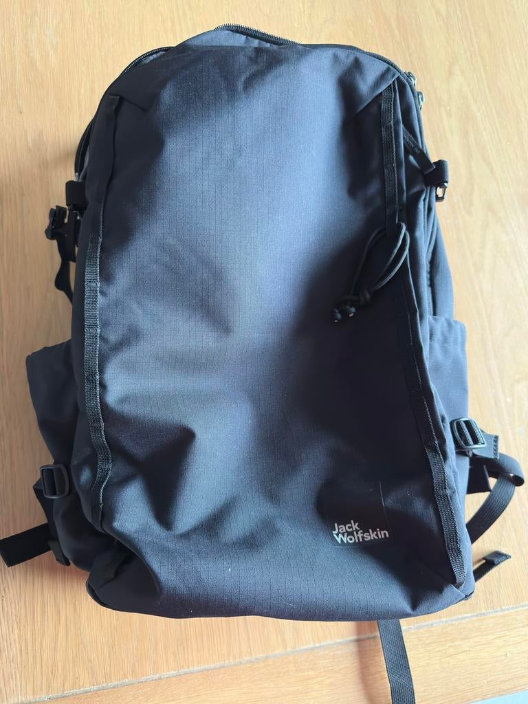 Zwarte Jack Wolfskin Siera Black rugzak, Ophalen of Verzenden, Zo goed als nieuw, 25 tot 40 cm, Overige merken