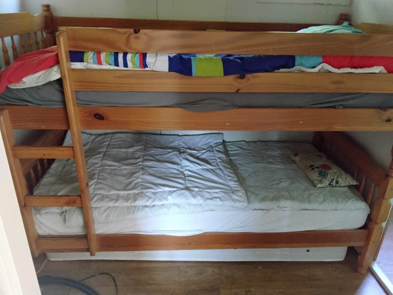 Te koop stapelbed, Huis en Inrichting, Slaapkamer | Stapelbedden en Hoogslapers, Ophalen of Verzenden, Tweepersoons, 90 cm, Stapelbed
