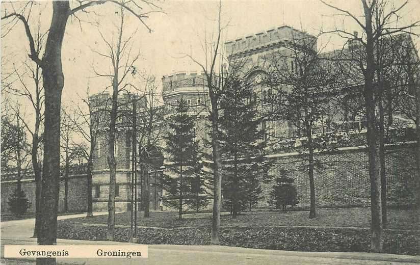 300-138-001 Groningen Gevangenis, Verzenden, Voor 1920, Groningen