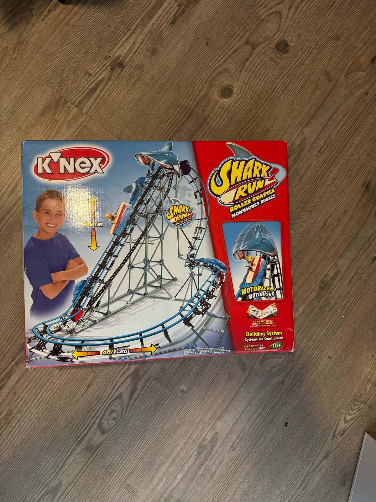 K'nex Shark Run gemotoriseerde achtbaan bouwset, Ophalen, Gebruikt, K'nex