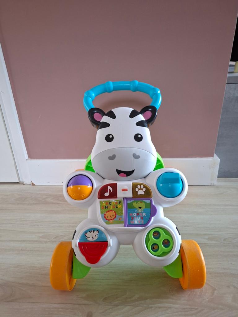 Loopwagen Fisher Price, Kinderen en Baby's, Speelgoed | Vtech, Ophalen, Zo goed als nieuw, 6 maanden tot 2 jaar