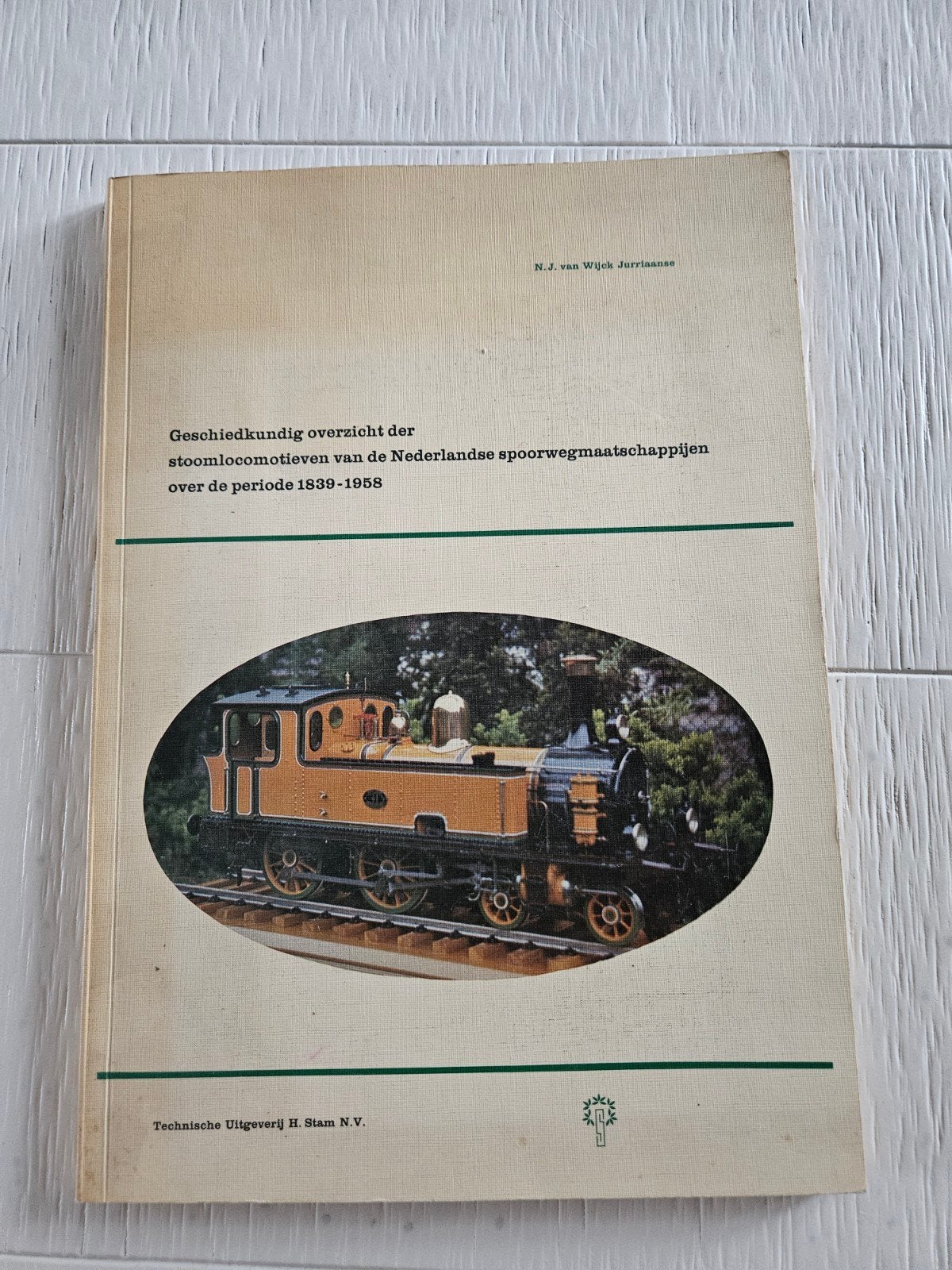 geschiedkundig overzicht stoomlocomotieven, Ophalen of Verzenden, Gebruikt, Trein, Boek of Tijdschrift